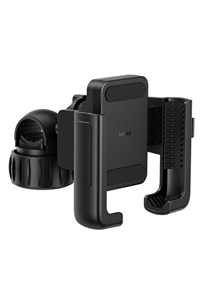 Baseus Uchwyt na telefon GoTrip na rower hulajnogę skuter mocowany na kierownicę - czarny