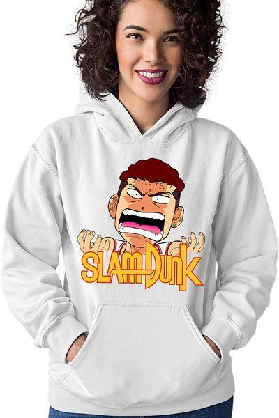 OEM Women's Hoodie Slam Dunk Miyagi Basket Hoop Game