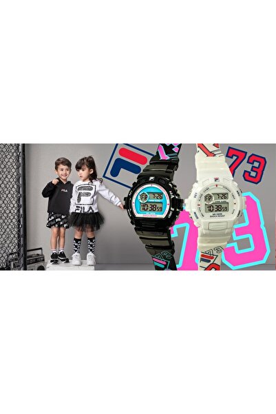 Fila Kids Unisex Digital Watch, Black 38-191-102, 40 mm