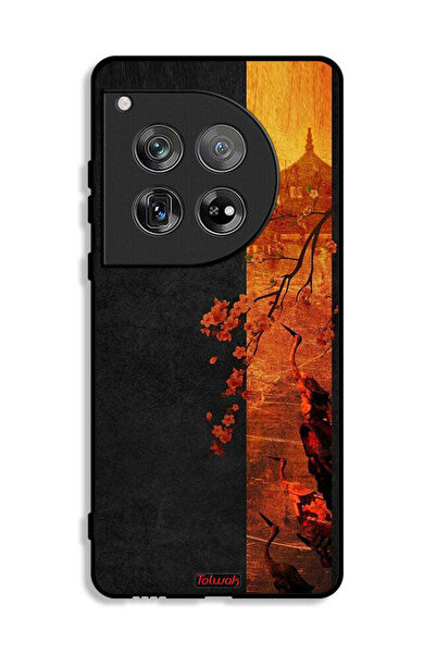 Tolwak غطاء حماية لهاتف OnePlus 12 بألوان الخريف الفنية