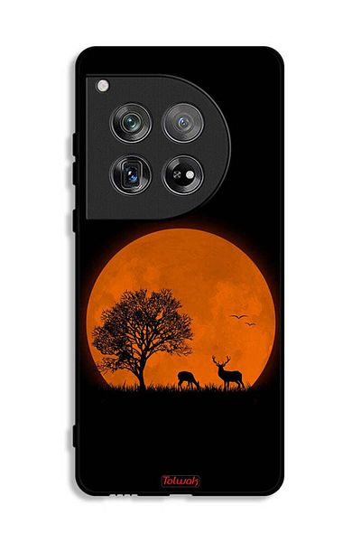 Tolwak OnePlus 12 Protective Case Cover Evening Moon Art