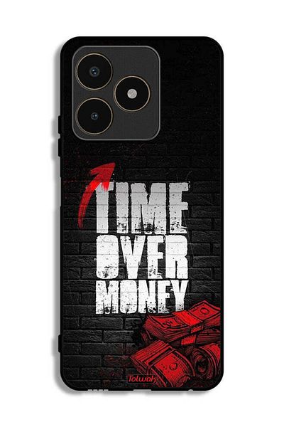 Tolwak Realme C53 Protective Case Cover Time Over Money