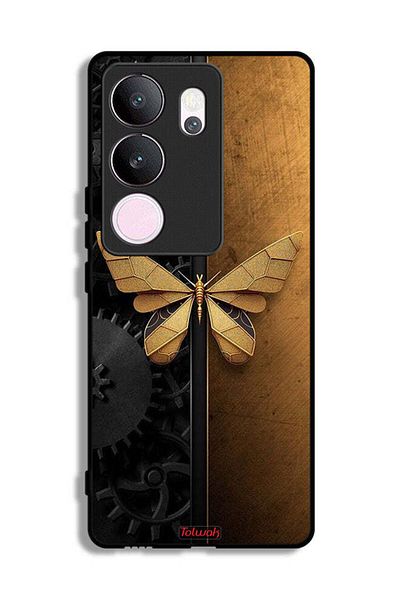 Tolwak vivo V29 Pro Protective Case Cover Steel Butterfly