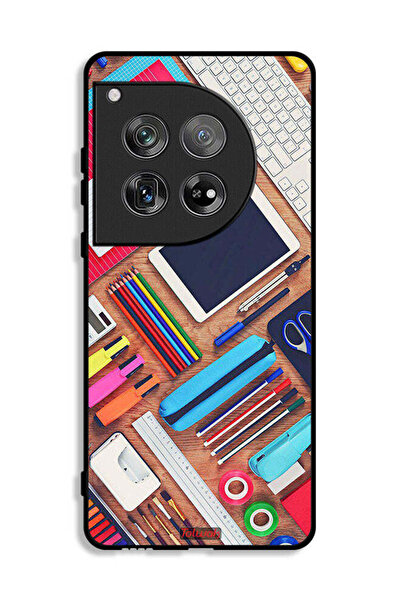 Tolwak غطاء حماية لهاتف OnePlus 12 بتصميم فتاة هواية مكتبية
