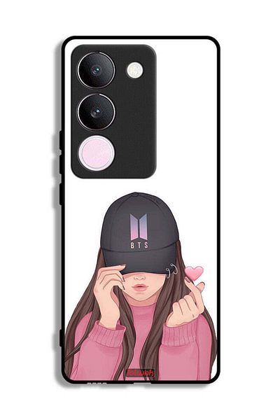 Tolwak vivo V29 Protective Case Cover Girl Making Snap