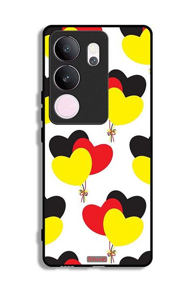 Tolwak vivo V29 Pro Protective Case Cover Three Hearts Bunch