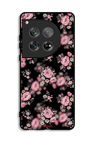 Tolwak OnePlus 12 Protective Case Cover Portrait Flowers Pattern