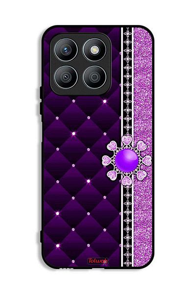 Tolwak Honor X8b Protective Case Cover Glitter Hearts