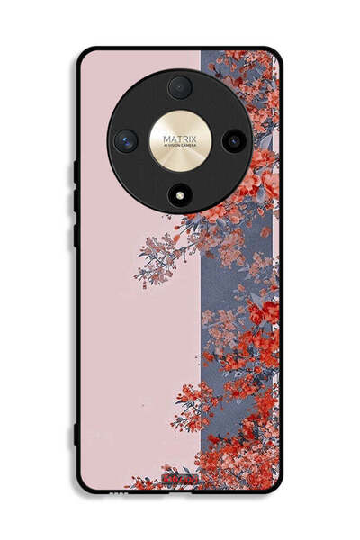 Tolwak Honor X9b Protective Case Cover Tree Leaves And Flowers Art