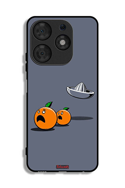 Tolwak غطاء حماية لهاتف Tecno Spark 10 Pro بتصميم فني رقمي بسيط وفكاهي