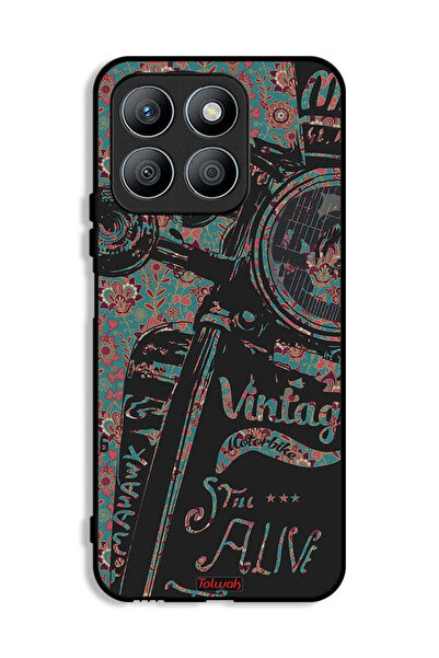 Tolwak غطاء حماية لهاتف Honor X8b - دراجة نارية كلاسيكية