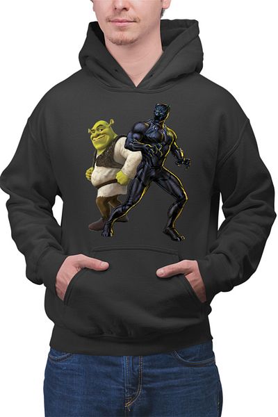 OEM Men's Hoodie Black Panther Marvel Cinematic Universe Shrek