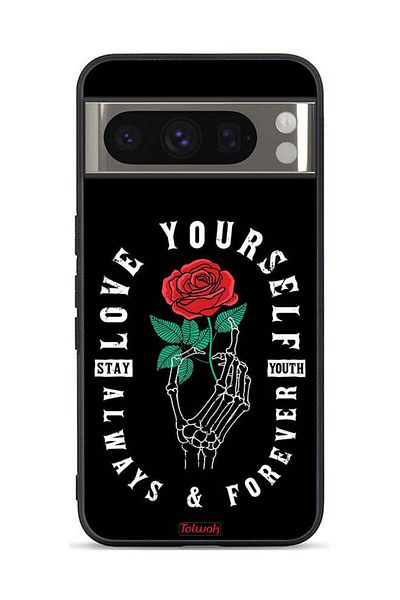 Tolwak Google Pixel 8 Pro Protective Case Cover Love Yourself Always