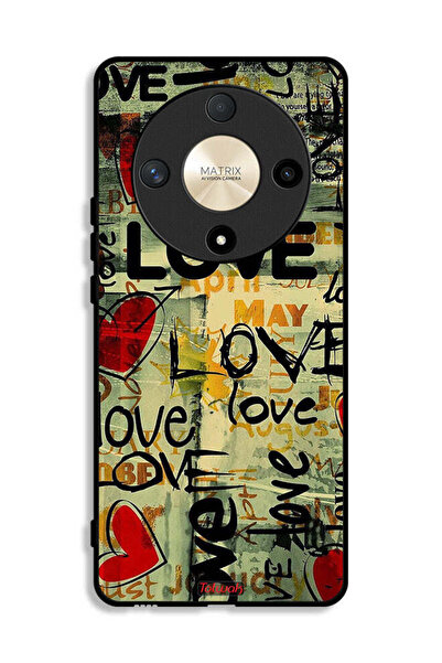 Tolwak Honor X9b Protective Case Cover Love Tags