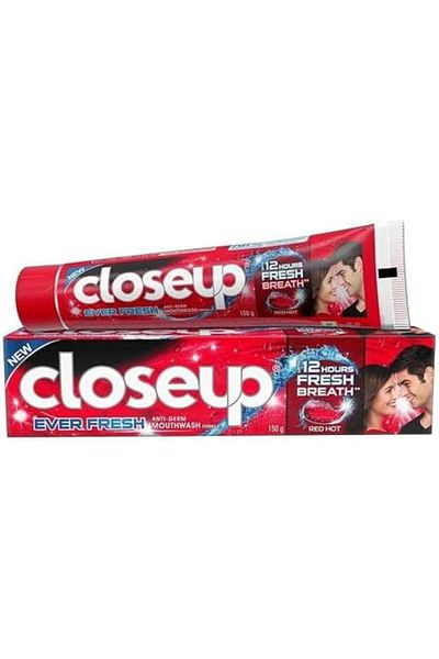 Closeup كلوس اب معجون اسنان 100مل احمر حار انجليزي