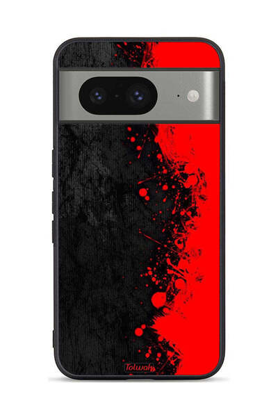 Tolwak Google Pixel 8 Protective Case Cover Paint Abstract Pattern