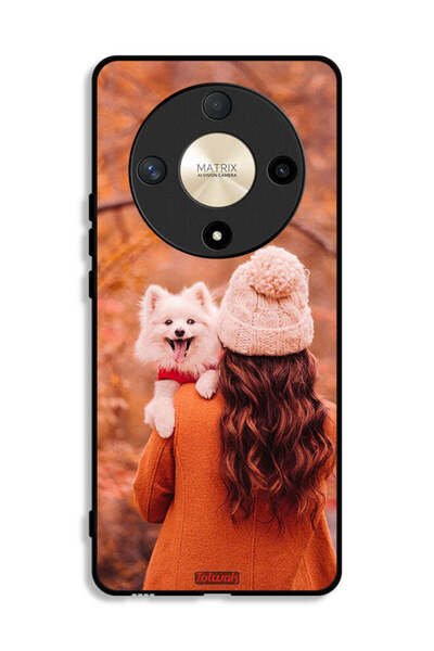 Tolwak Honor X9b Protective Case Cover Holding Puppy