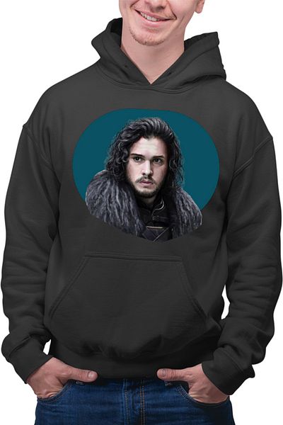 OEM Hanorac Barbati Game of Thrones Jon Snow Lord Powerful Reign