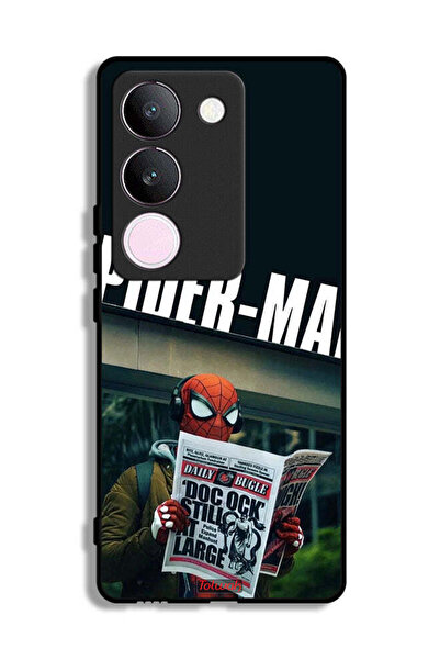 Tolwak غطاء حماية لهاتف فيفو S17 - سبايدرمان يقرأ جريدة