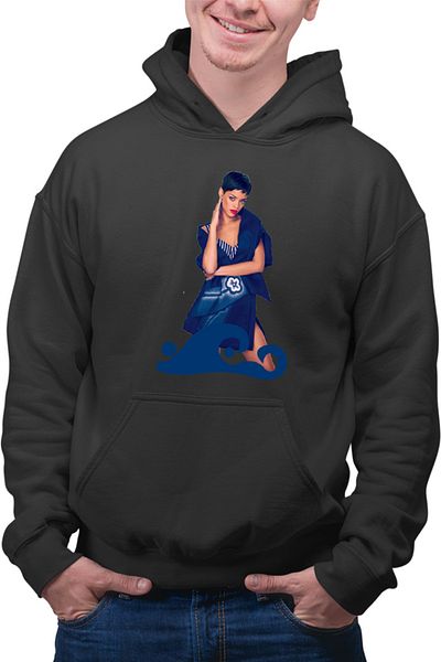 OEM Men's Hoodie Rihanna Singer Song Writter Stunning Voice Ocean