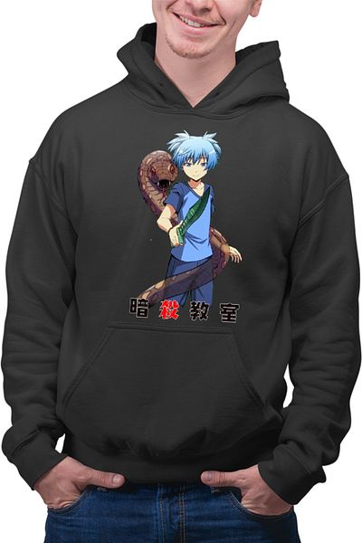 OEM Men's Hoodie Assassination Classroom Shiota Nagisa Cartoon