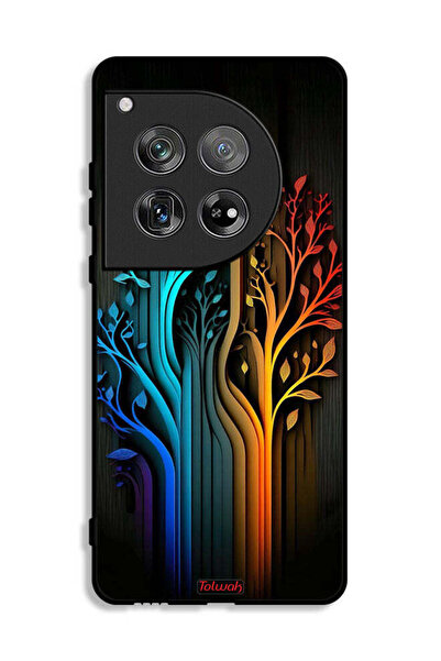 Tolwak غطاء حماية لهاتف OnePlus 12 بتصميم أوراق الشجر