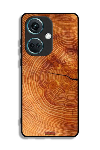Tolwak OnePlus Nord CE3 Protective Case Cover Crack Wood