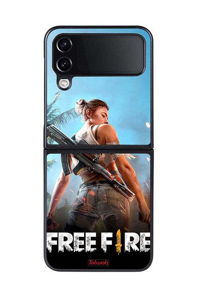 Tolwak Samsung Galaxy Z Flip 4 Protective Case Cover Free Fire