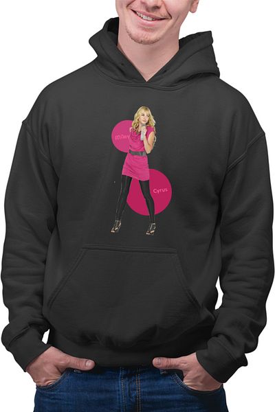 OEM Men's Hoodie Miley Cyrus Concert Fans Meeting Actress Popular