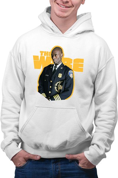 OEM Hanorac Barbati The Wire Lt. Cedric Daniels Lance Reddick Army Drama