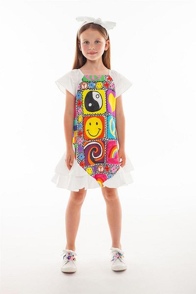 Lia Lea Girl Patterned Dress