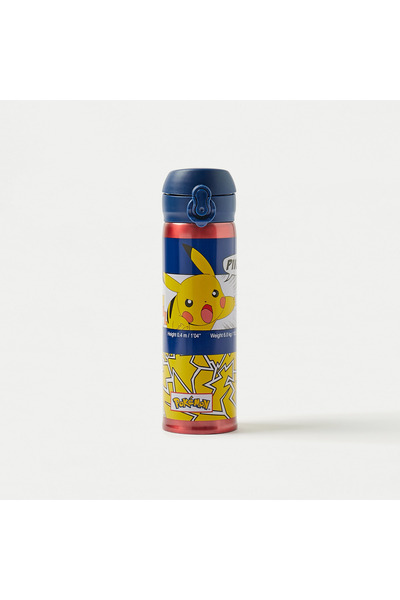 Hollywood Magic Pokemon Printed Stainless Steel Water Bottle - 400 ml