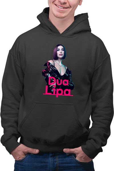 OEM Men's Hoodie Dua Lipa English Singer Songwriter Mezzo-Soprano