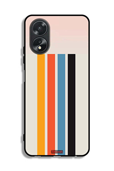 Tolwak غطاء حماية لهاتف Oppo A38 بنمط خطوط مستقيمة