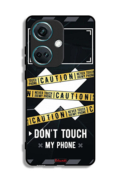 Tolwak غطاء حماية لهاتف OnePlus Nord CE3 - تحذير: لا تلمس هاتفي أبدًا