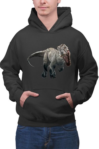 OEM Men's Hoodie Jurassic Park Velociraptor Species Ancestor