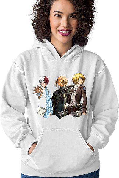 OEM Women's Hoodie Claymore Helen AOT Armin My Hero Academia