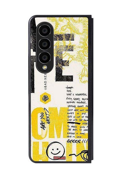 Tolwak Samsung Galaxy Z Fold 4 Protective Case Cover Are you next