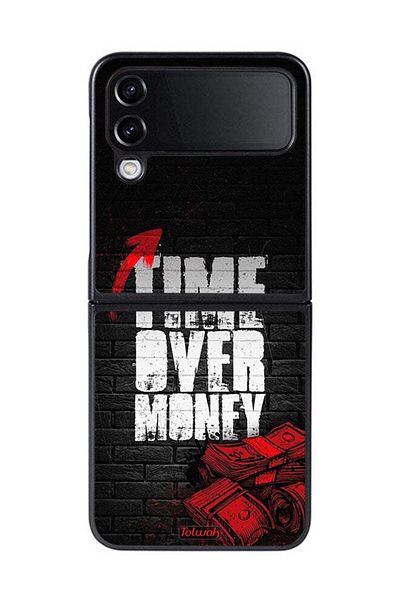 Tolwak Samsung Galaxy Z Flip 4 Protective Case Cover Time Over Money