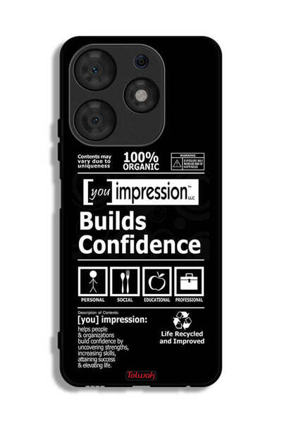 Tolwak Tecno Spark 10 Pro Protective Case Cover Builds Confidence Sticker
