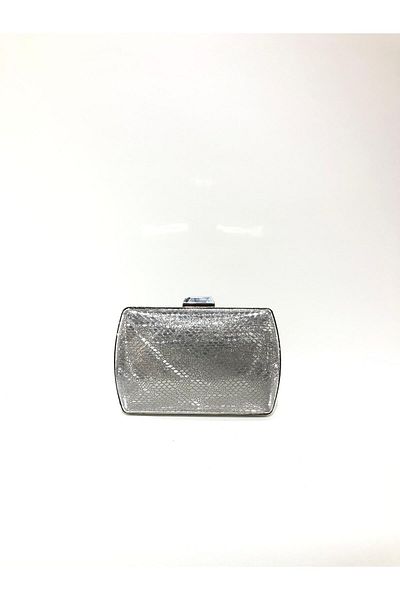 womenacs Culoarea platină Piele de șarpe Material țesătură Rochie de seară Portofoliu Clutch Nunta Logodna Geanta de seară Henna