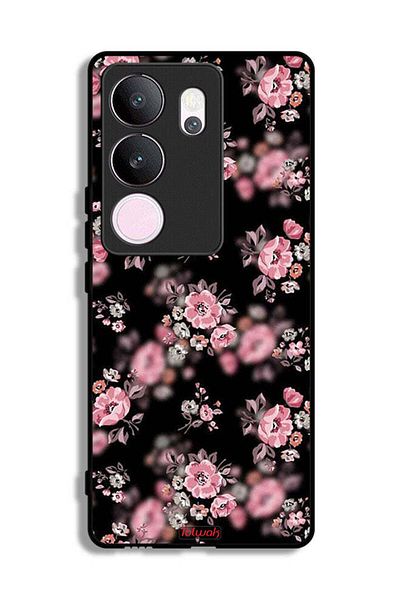 Tolwak vivo V29 Pro Protective Case Cover Portrait Flowers Pattern