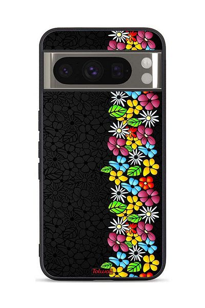 Tolwak غطاء حماية لجهاز Google Pixel 8 Pro بتصميم زهور