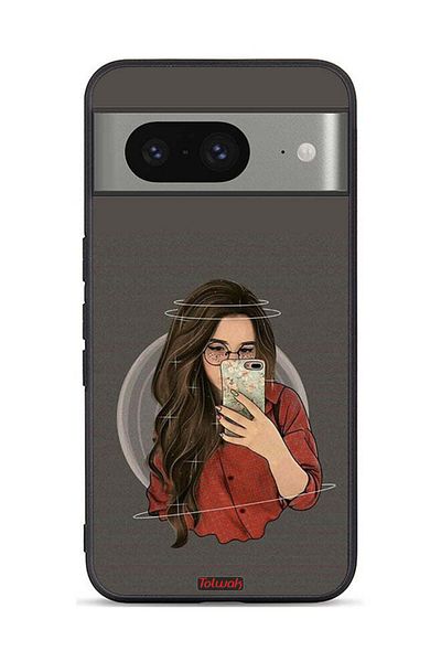 Tolwak Google Pixel 8 Protective Case Cover Making Selfie