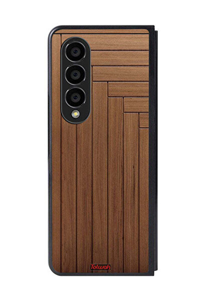 Tolwak غطاء حماية بنمط باب لهاتف Samsung Galaxy Z Fold 4