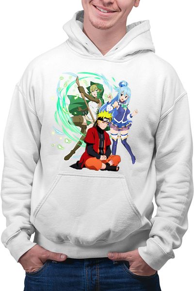 OEM Hanorac Barbati DanMachi Ryuu Lion Konosuba Aqua Naruto Ninja