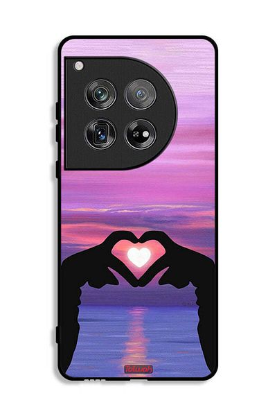 Tolwak OnePlus 12 Protective Case Cover Heart Moon