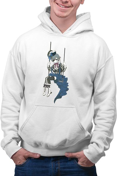 OEM Men's Hoodie Black Butler Kaori Book of Circus Cosplay