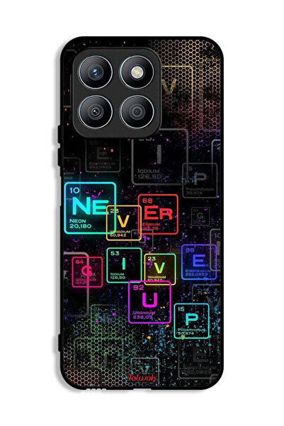 Tolwak غطاء حماية Honor X8b بتصميم Never Give Up Art