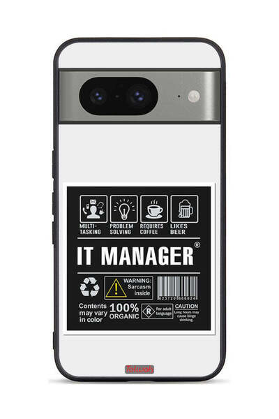 Tolwak غطاء حماية لجهاز Google Pixel 8 - ملصق مدير تكنولوجيا المعلومات